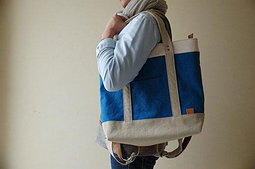 倉敷帆布トート型リュック