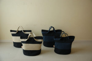 倉敷帆布バケツ型トートバッグ　バケット