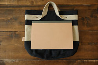 倉敷帆布バケットMの横の容量