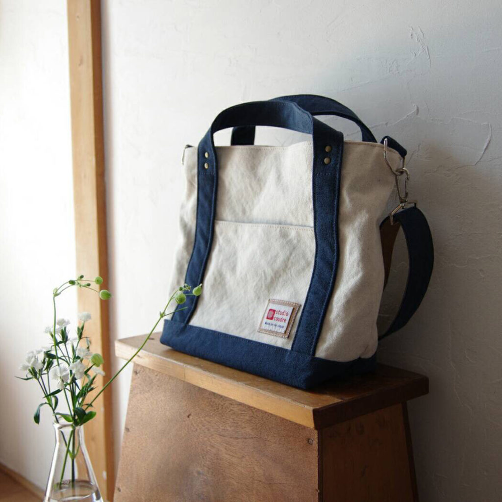 倉敷帆布＊お散歩２Wayトートバッグ