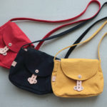 倉敷帆布＊本革ギボシ留め ミニショルダーバッグ